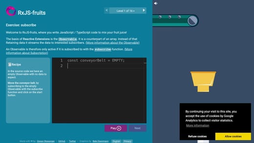 Rxjs Spielerisch Lernen